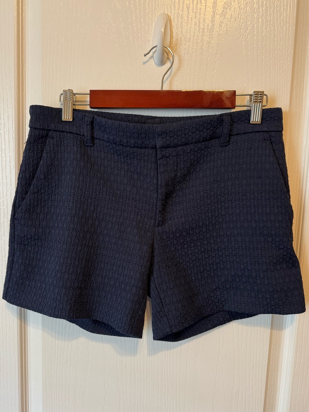 Banana Republic Navy Textured Shorts